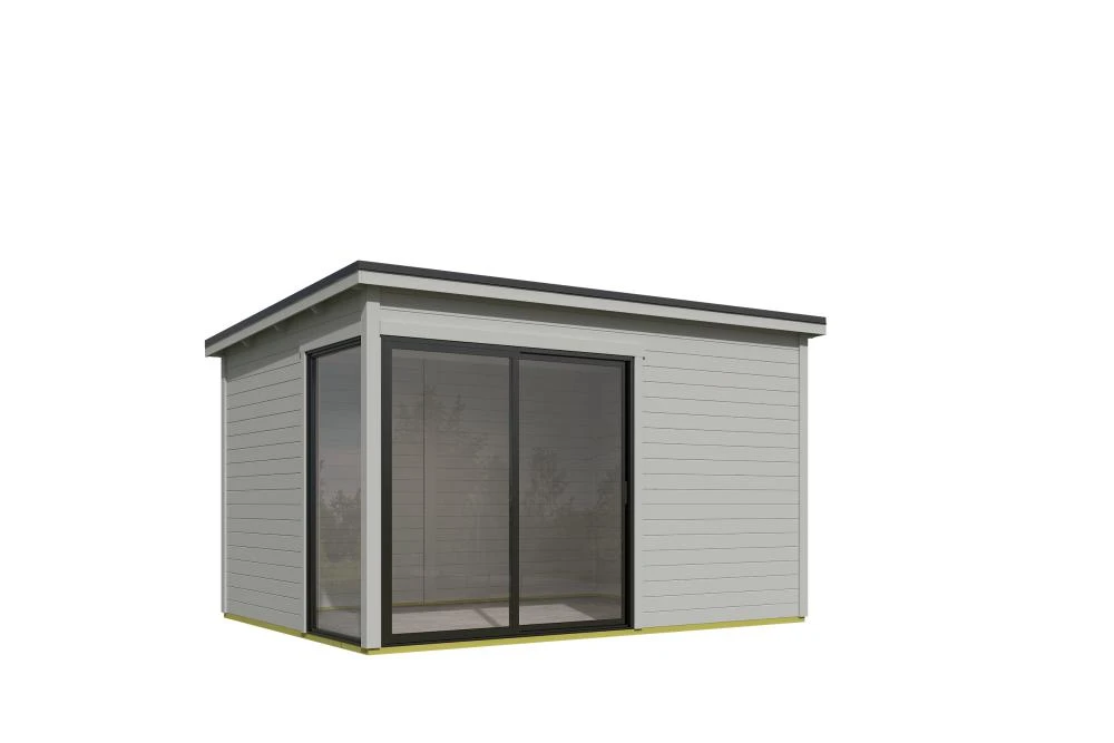 Outdoor Life Tuinhuis Olivia Platinum Grey 385 x 295 cm - Afbeelding 2
